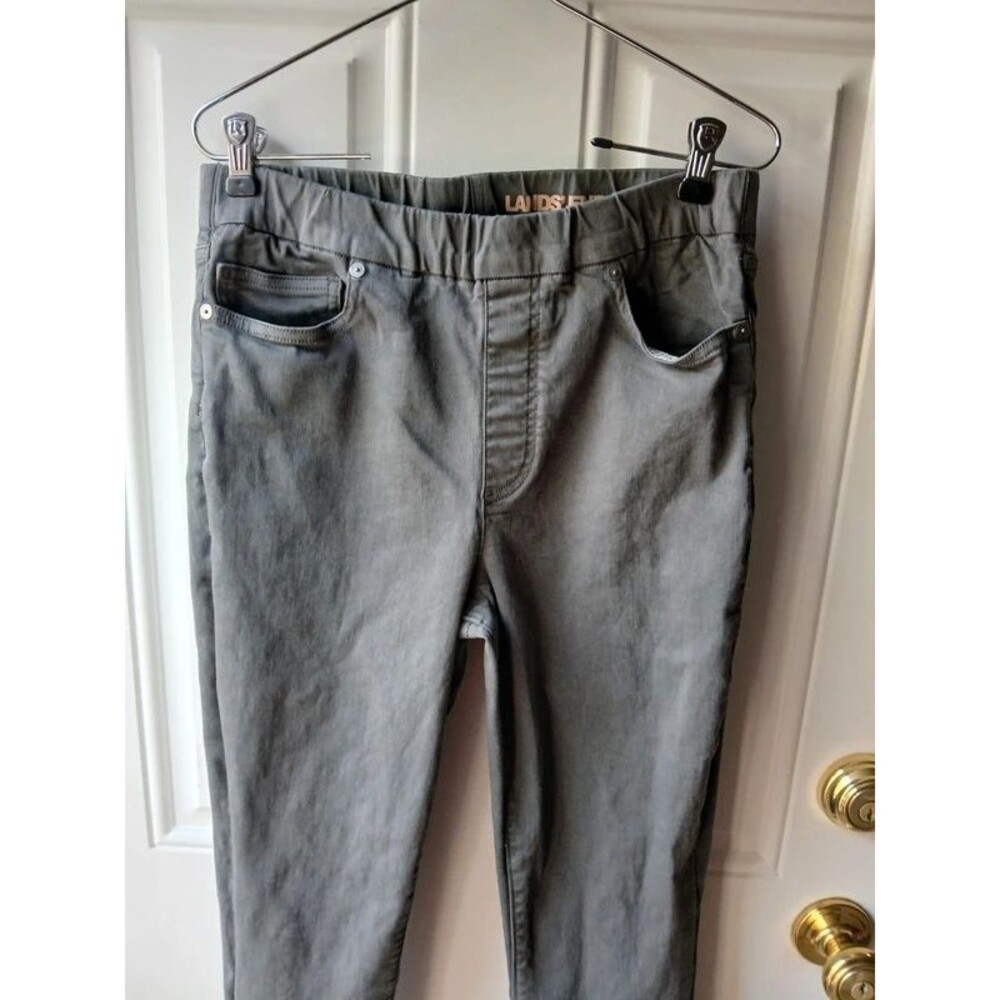 Women’s Skinny Pants in Gray Fitted Stretch